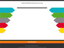 Tablet Screenshot of nationwidebostonrescue.org